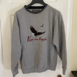 Vintage Newport News Gray Sweater - Eye of the Eagle Design